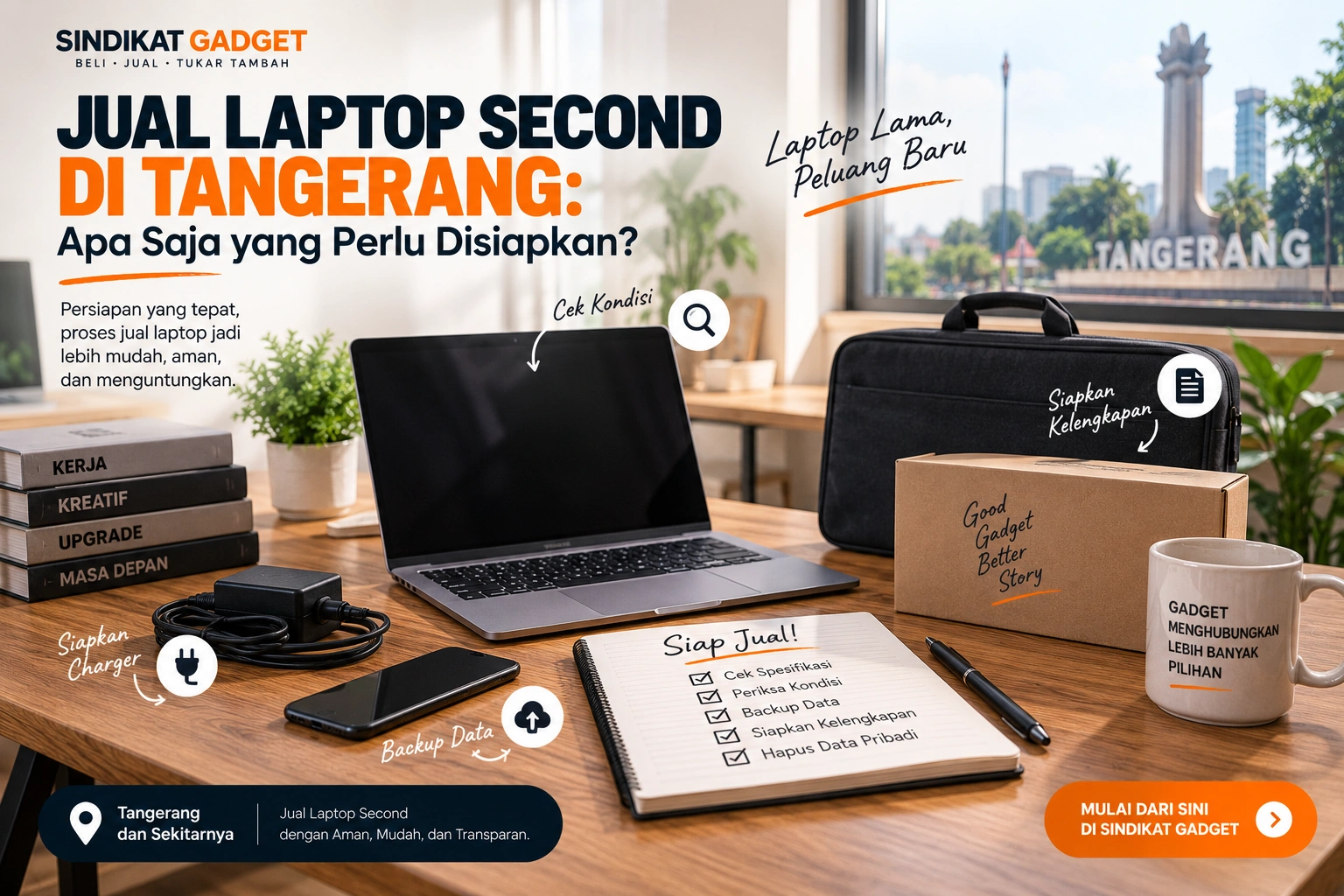 Jual Laptop Second di Tangerang: Apa Saja yang Perlu Disiapkan?