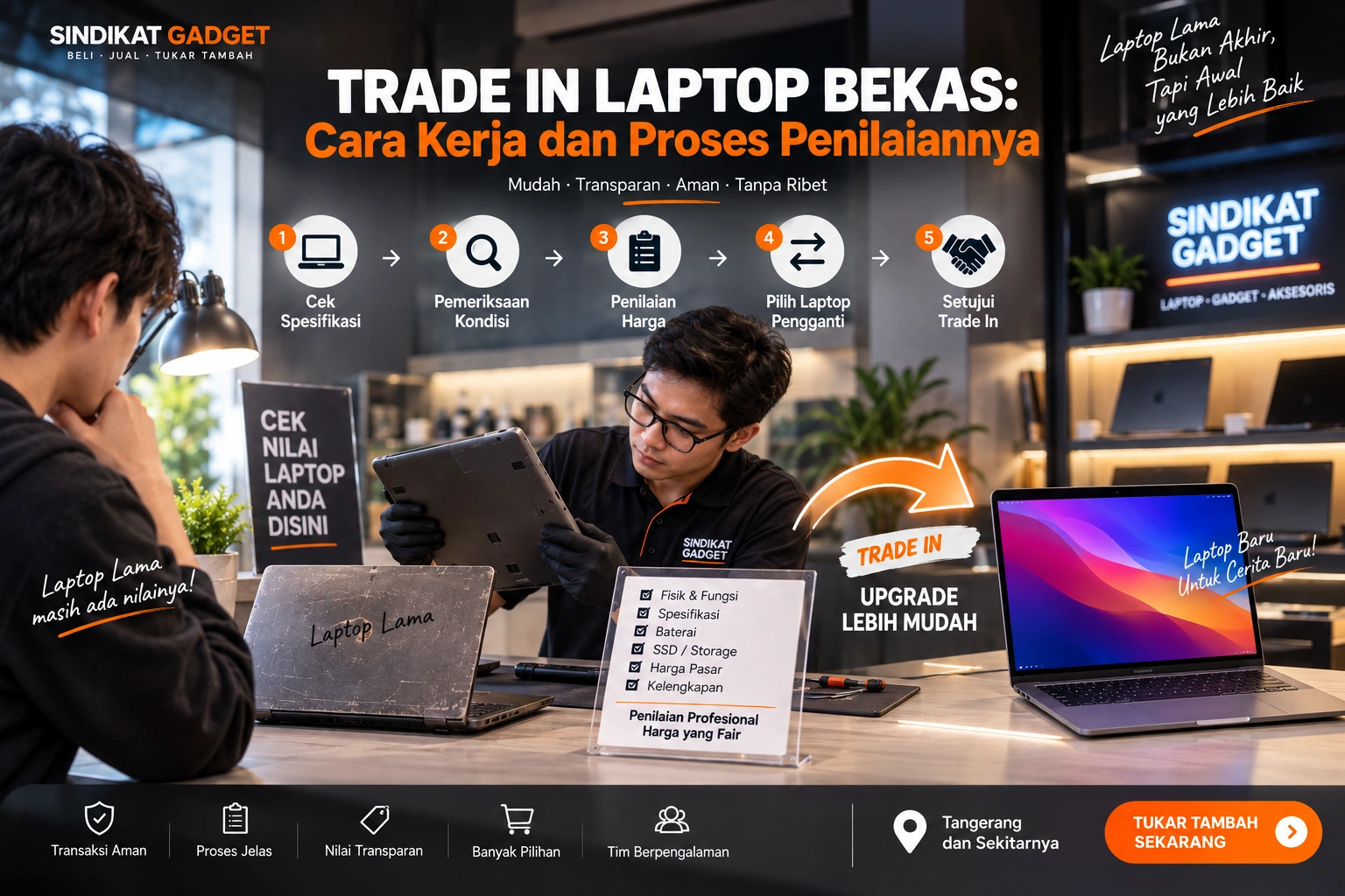 Trade In Laptop Bekas: Cara Kerja dan Proses Penilaiannya