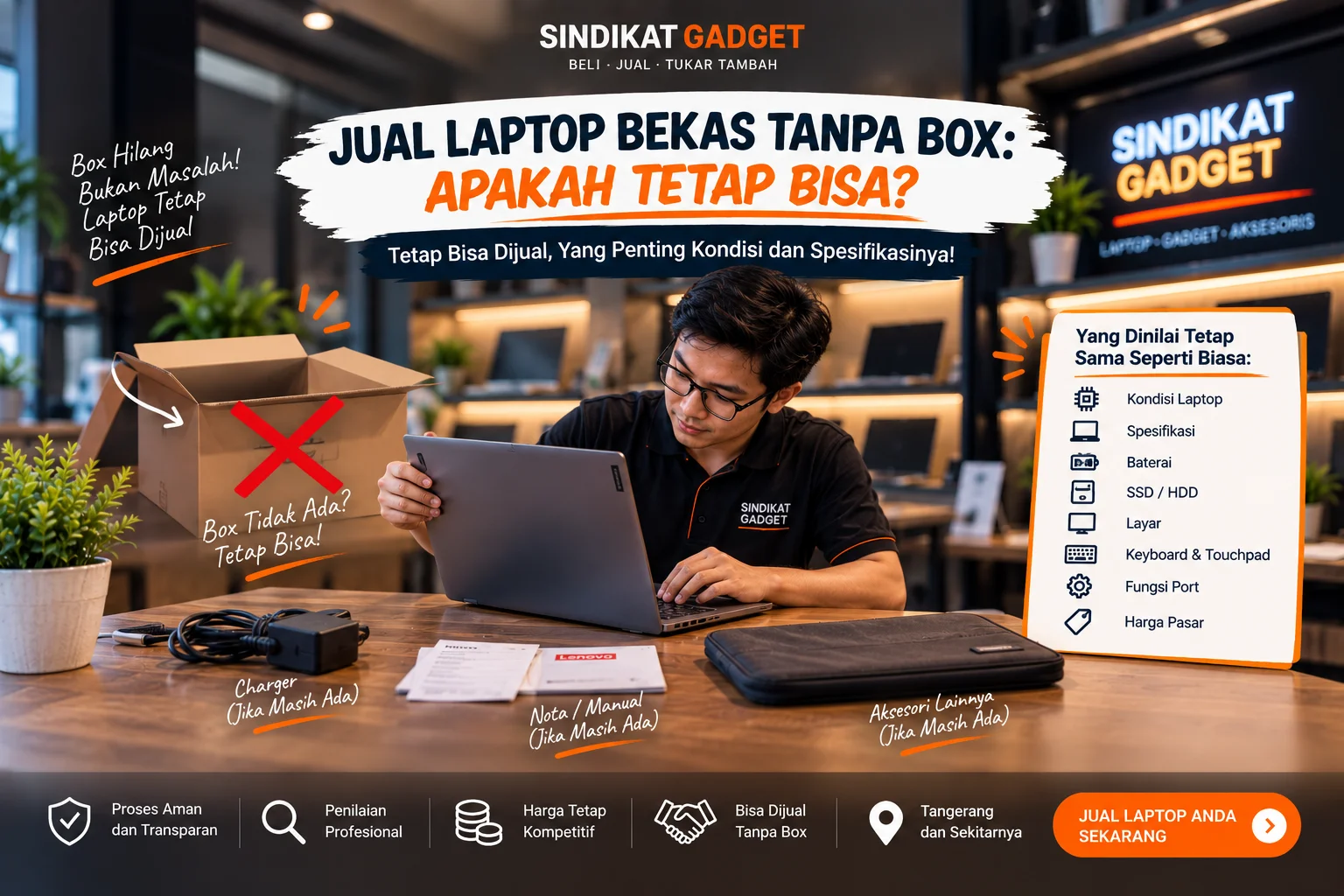 Jual Laptop Bekas Tanpa Box: Apakah Tetap Bisa?
