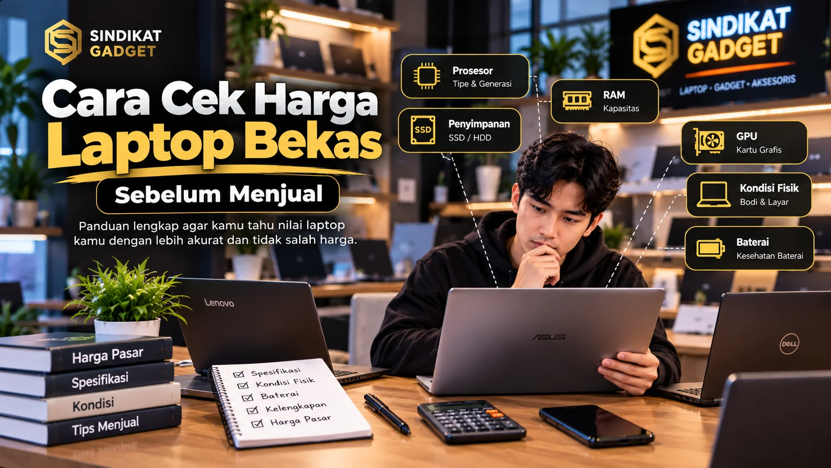 Cara Cek Harga Laptop Bekas Sebelum Menjual